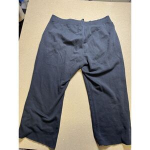 NIKE blue tag vtg Womens Size 2x Attack Crop Jogger Track Pants‎ Black  Blk